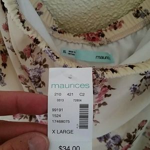 Maurices floral high low dress